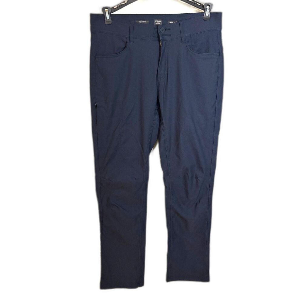 prAna Halle Straight Pant II Women’s 10 Regular Navy Hiking Outdoor Stretch